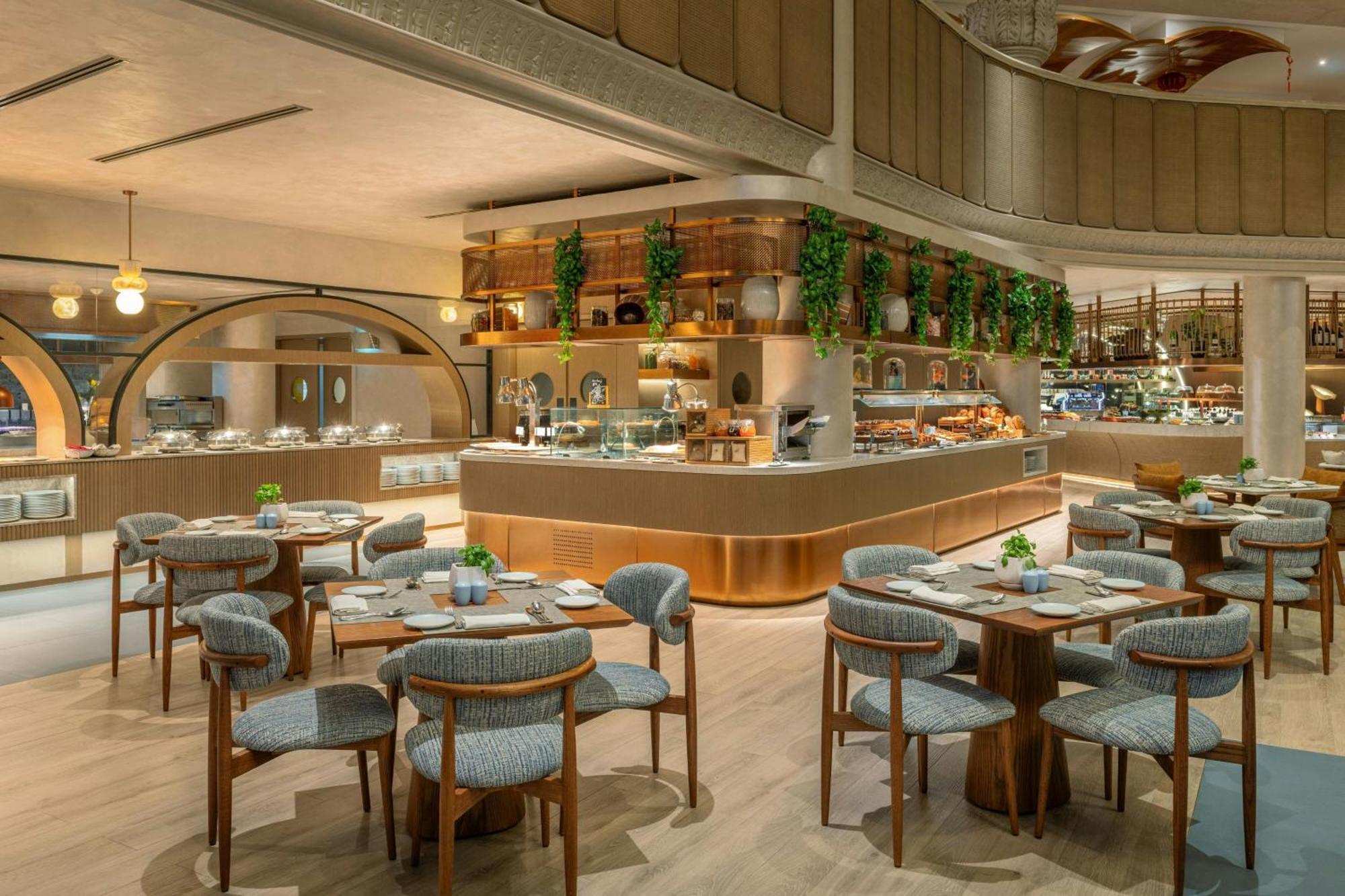 Sheraton Jumeirah Beach Resort Dubai Exterior foto The restaurant